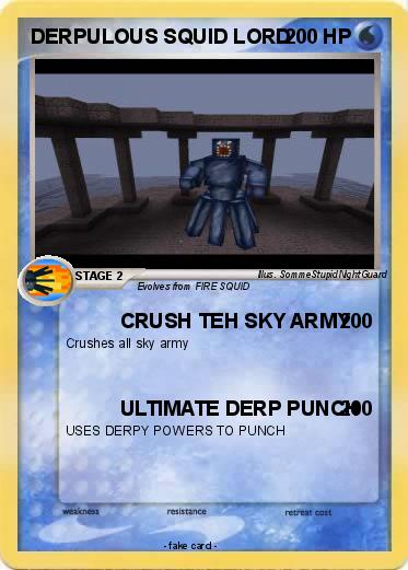 Pokemon DERPULOUS SQUID LORD