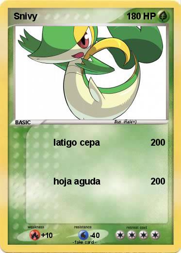 Pokemon Snivy