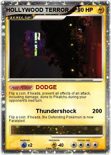 Pokemon HOLLYWOOD TERROR