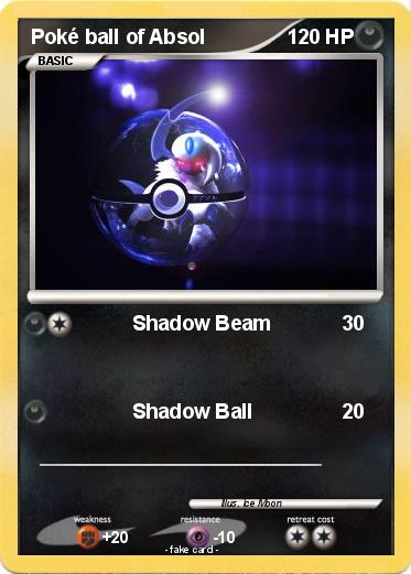 Pokemon Poké ball of Absol
