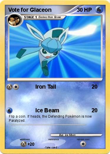 Pokemon Vote for Glaceon