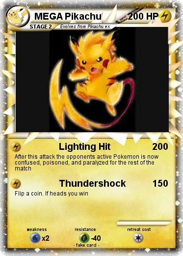 Pokemon MEGA Pikachu