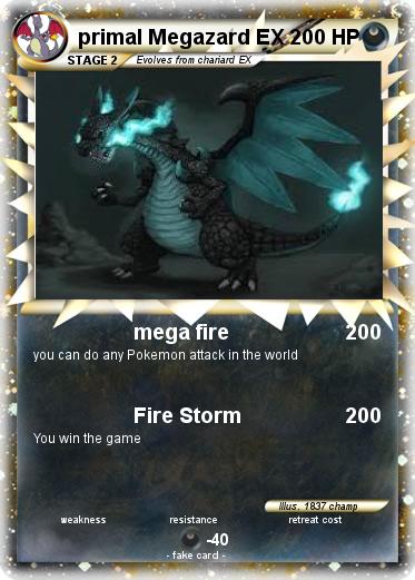 Pokemon primal Megazard EX