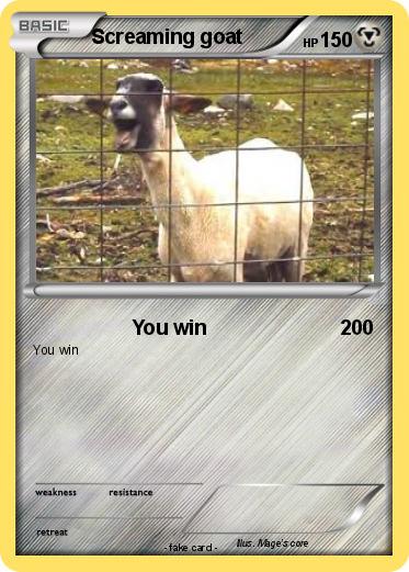 Pokemon Screaming goat