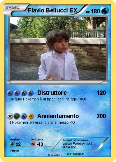Pokemon Flavio Bellucci EX