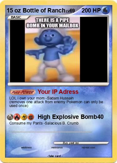 Pokemon 15 oz Bottle of Ranch