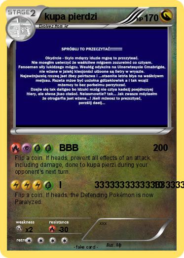 Pokemon kupa pierdzi