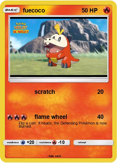 Pokemon fuecoco