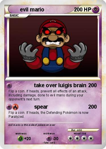 Pokemon evil mario