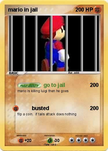Pokemon mario in jail