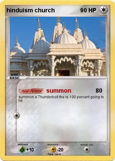 Pokemon hinduism church