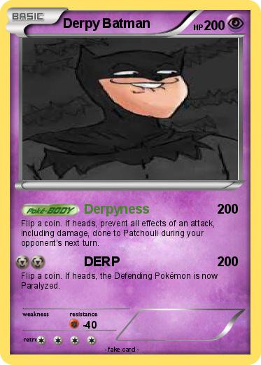 Pokemon Derpy Batman