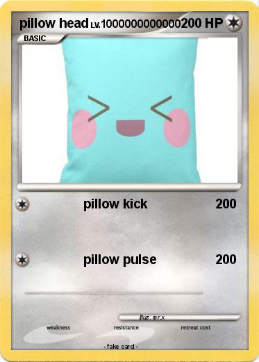Pokemon pillow head