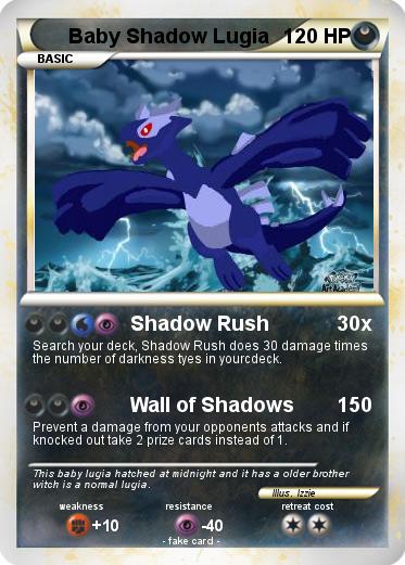 Pokemon Baby Shadow Lugia