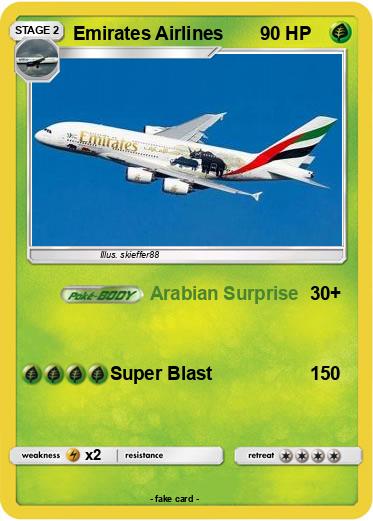 Pokemon Emirates Airlines