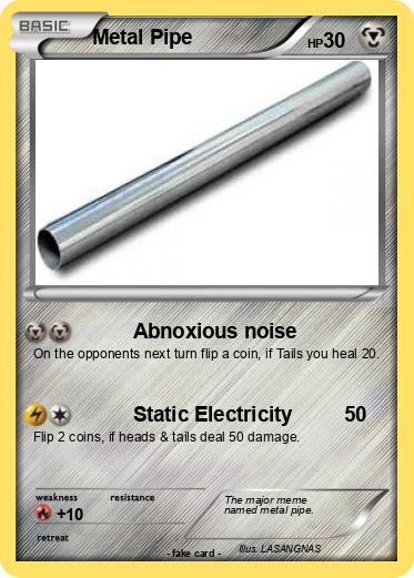 Pokemon Metal Pipe