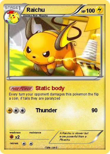 Pokemon Raichu