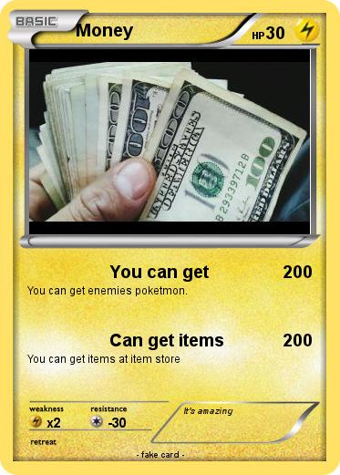 Pokemon Money