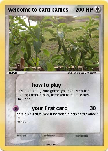 Pokemon welcome to card battles