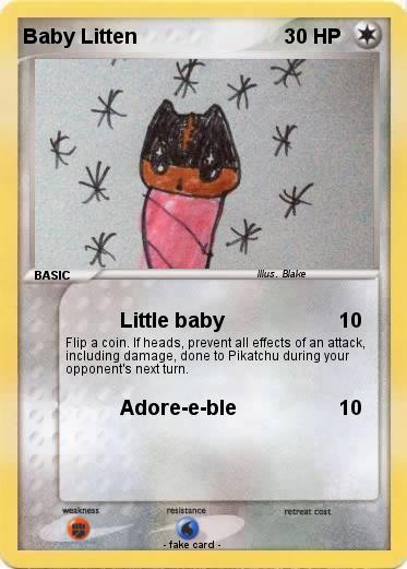 Pokemon Baby Litten