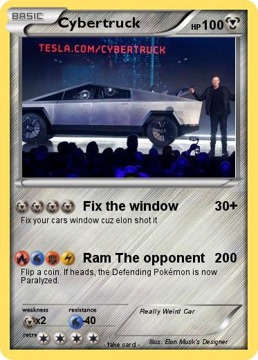 Pokemon Cybertruck