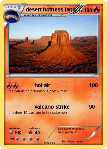 Pokemon desert hotness land