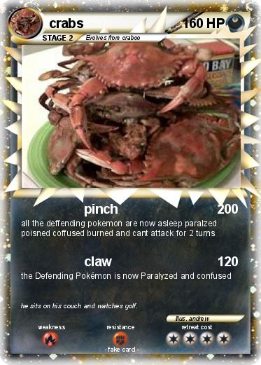 Pokemon crabs