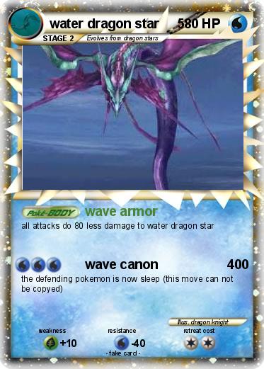 Pokemon water dragon star     5