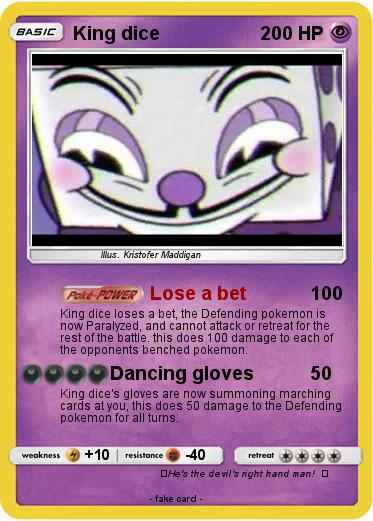 Pokemon King dice