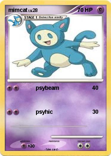 Pokemon mimcat