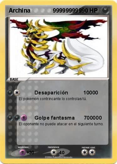 Pokemon Archina              999999999    