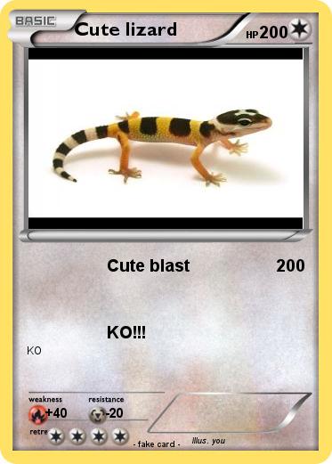 Pokemon Cute lizard