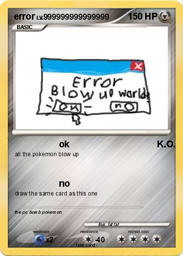 Pokemon error