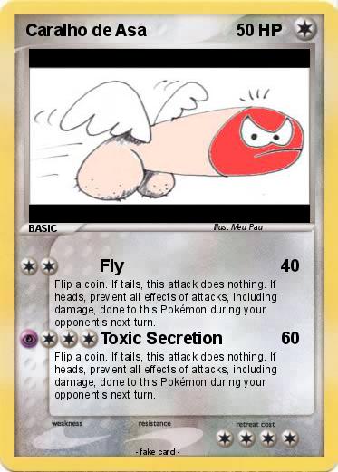 Pokemon Caralho de Asa