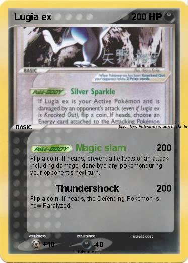 Pokemon Lugia ex