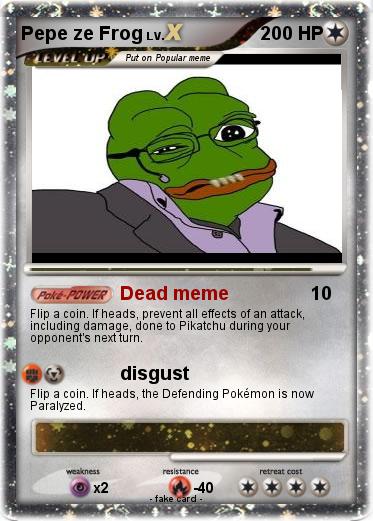 Pokemon Pepe ze Frog