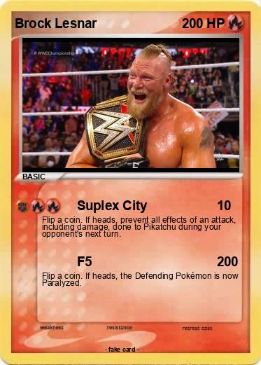 Pokemon Brock Lesnar