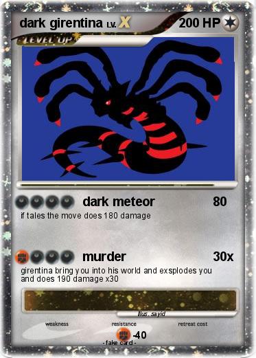 Pokemon dark girentina