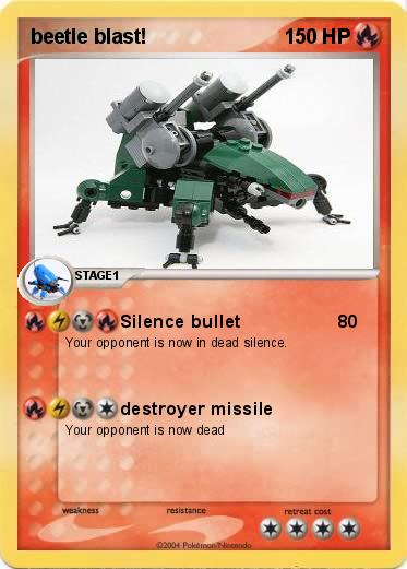 Pokemon beetle blast!