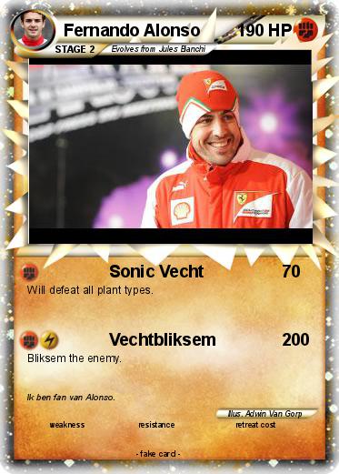 Pokemon Fernando Alonso