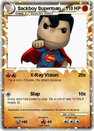 Pokemon Sackboy Superman