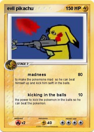 Pokemon evil pikachu