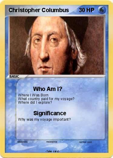 Pokemon Christopher Columbus