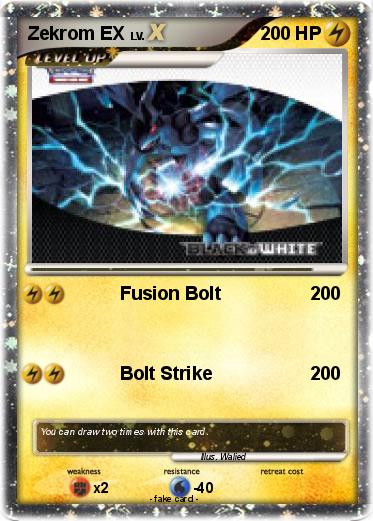 Pokemon Zekrom EX
