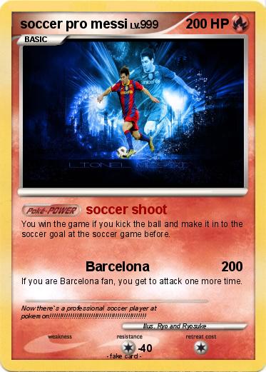 Pokemon soccer pro messi