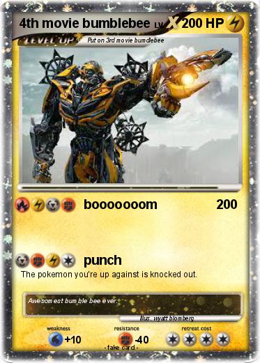 Pokemon 4th movie bumblebee