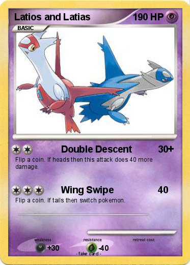 Pokemon Latios and Latias