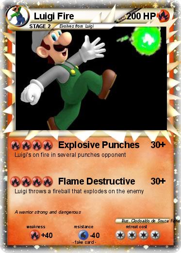 Pokemon Luigi Fire