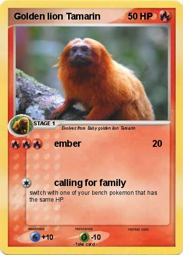 Pokemon Golden lion Tamarin