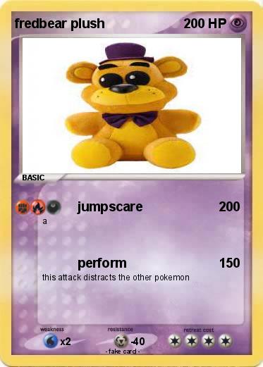 Pokemon fredbear plush